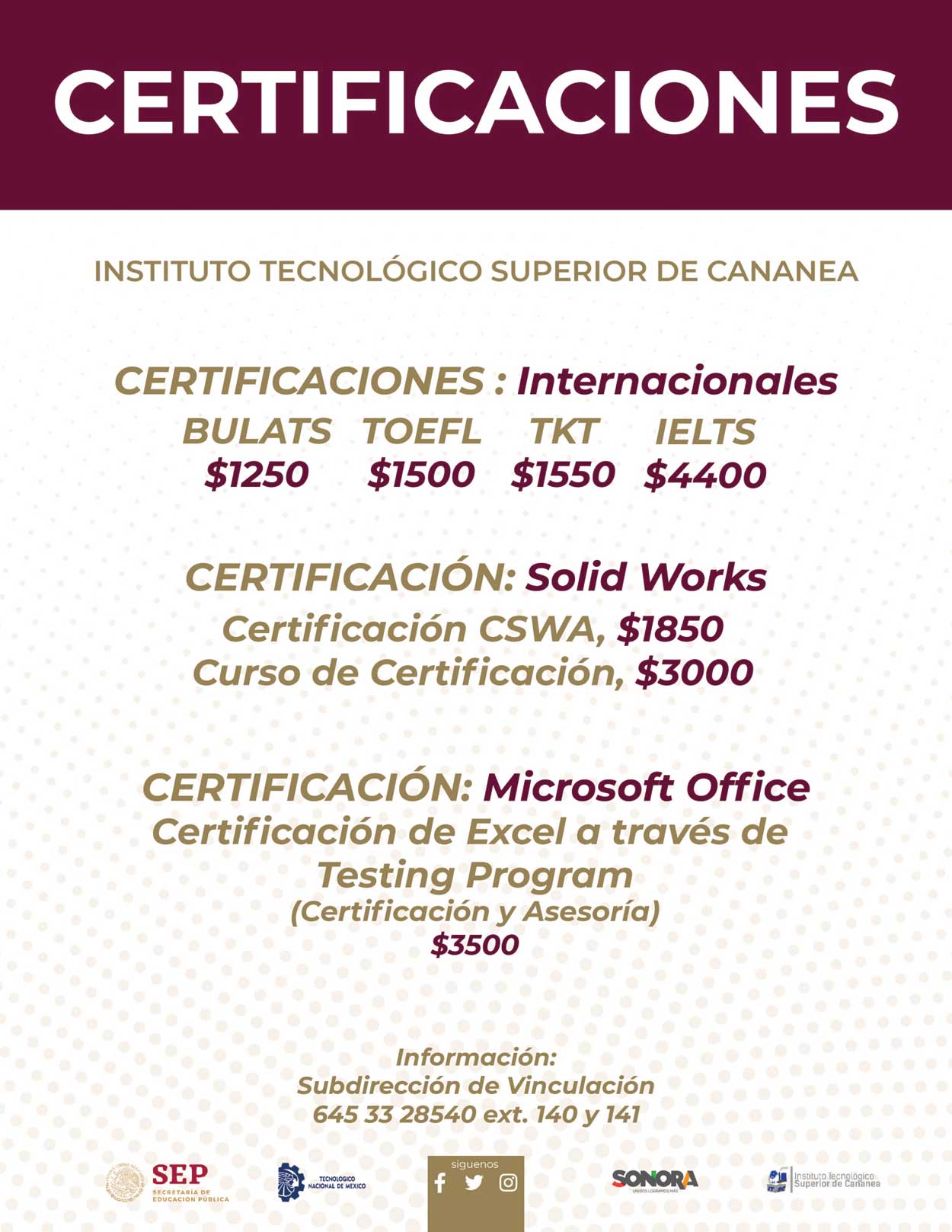 Cursos ITSC